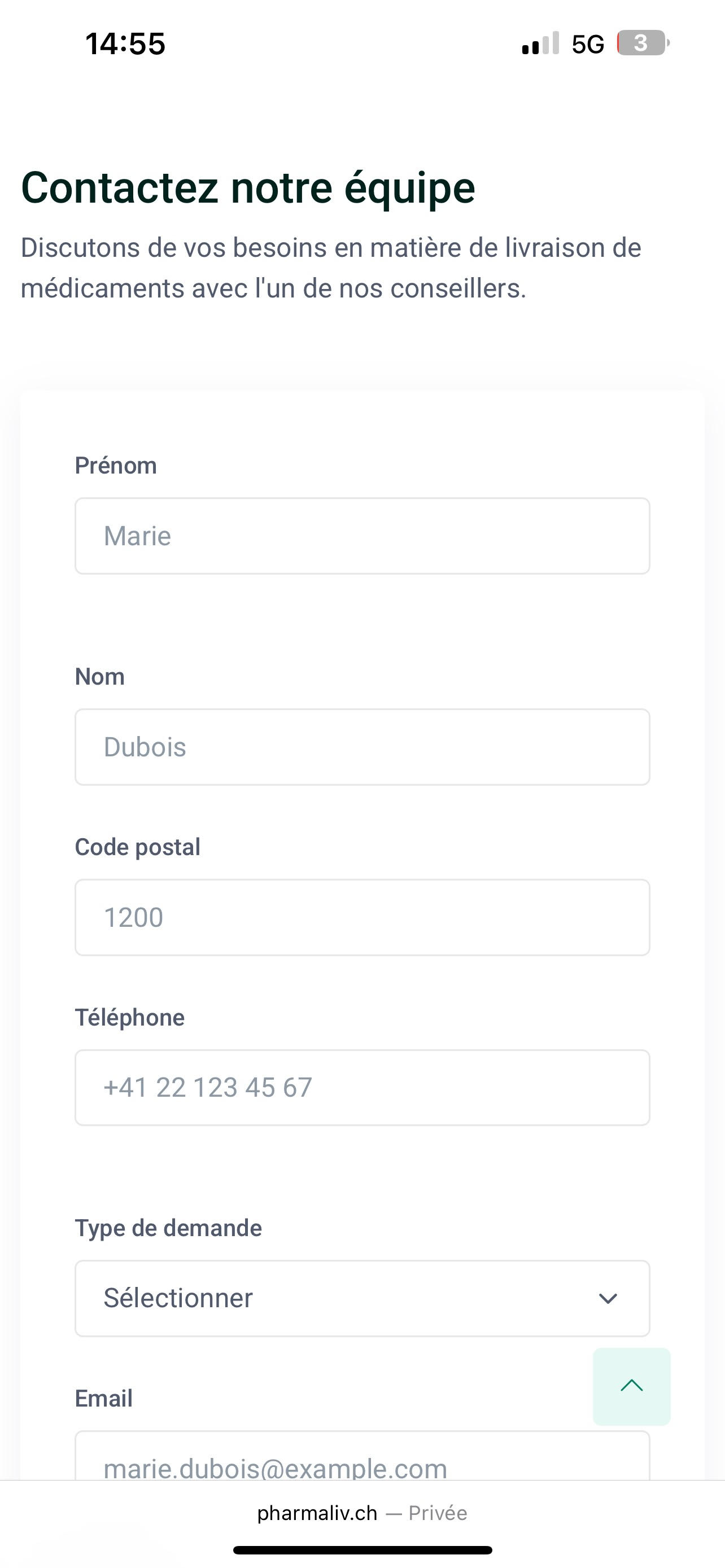 Application mobile PharmaLiv pour commande de médicaments